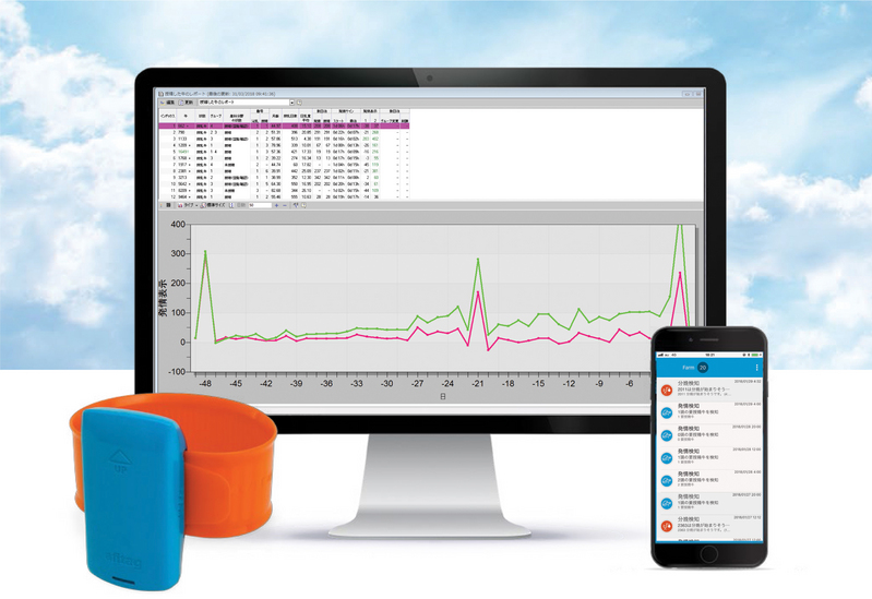 Afimilkカウモニタリング（牛 発情発見・分娩検知センサー）